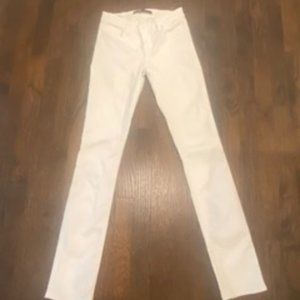 J Brand White skinny Jeans size 25